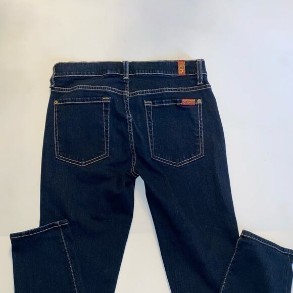 7 FOR ALL MAN KIND WOMENS “THE SKINNY” JEAN SIZE 27 - Picture 2 of 5